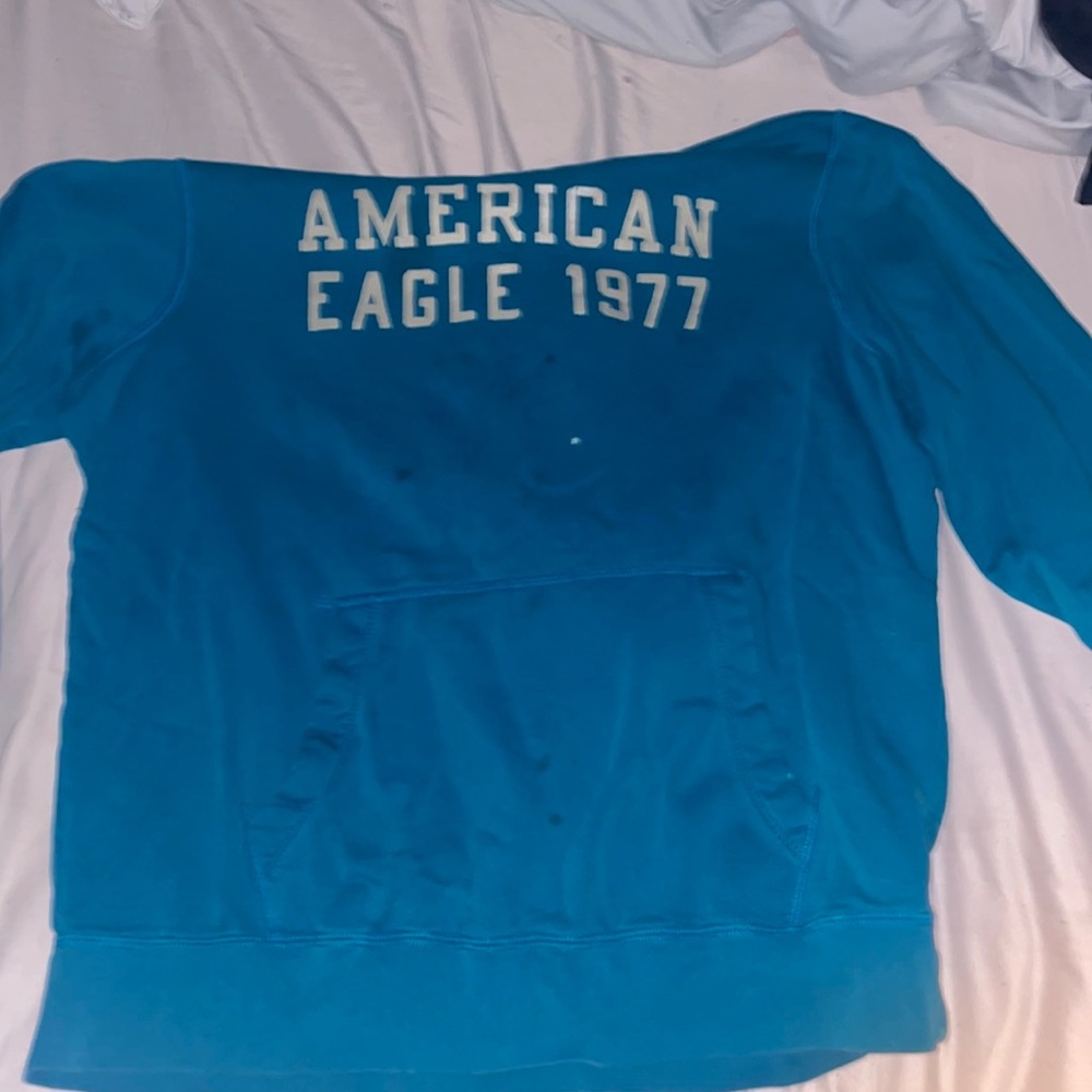Two American eagle hoodies